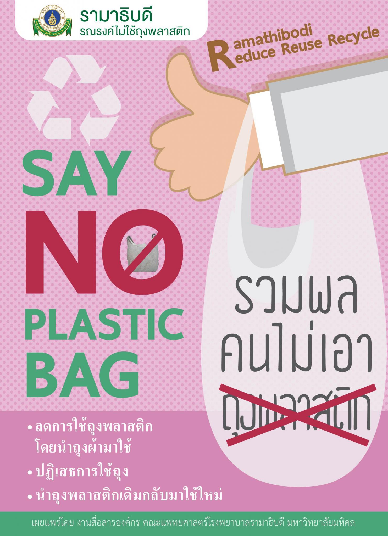 Say No Plastic Bag