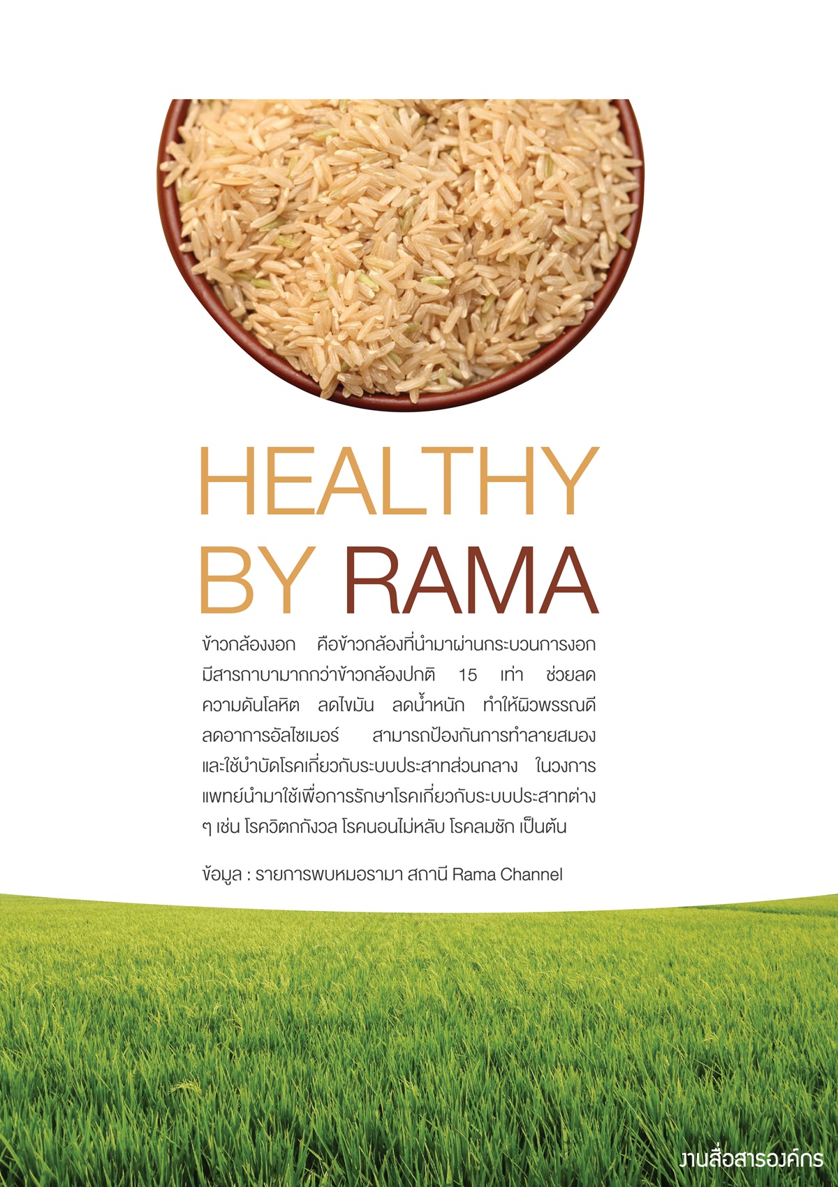 Healthy By Rama ตอน ข้าวกล้องงอก