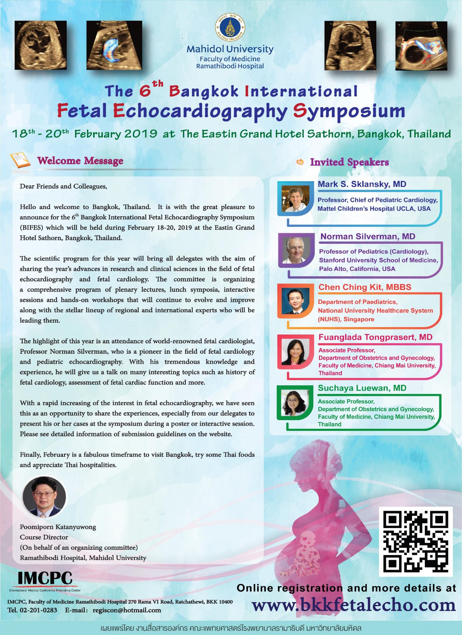 The 6th Bangkok International Fetal Echocardiography Symposium
