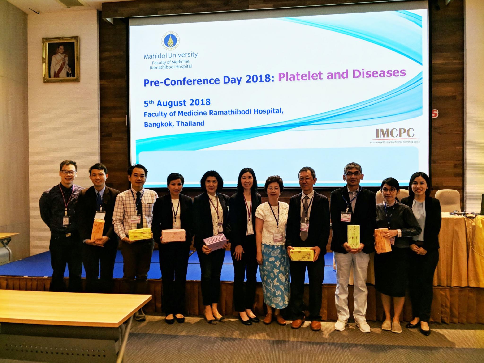 Pre-Conference Day 2018 Platelet and Diseases