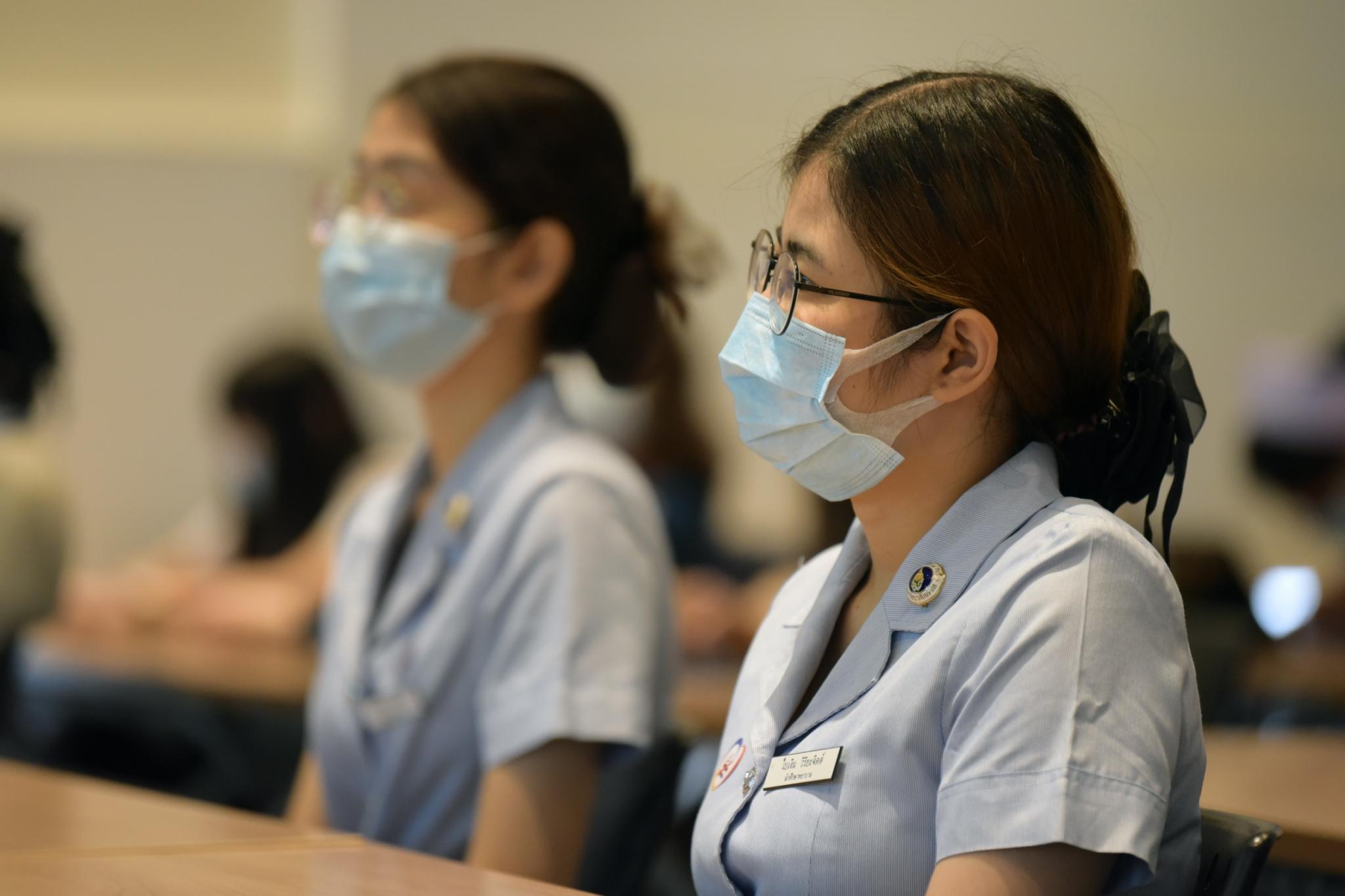แถลงข่าว โรงเรียนพยาบาลรามาธิบดี คณะแพทยศาสตร์โรงพยาบาลรามาธิบดี มหาวิทยาลัยมหิดล สถาบันอุดมศึกษาต้นแบบเพื่อสังคมไทยปลอดบุหรี่