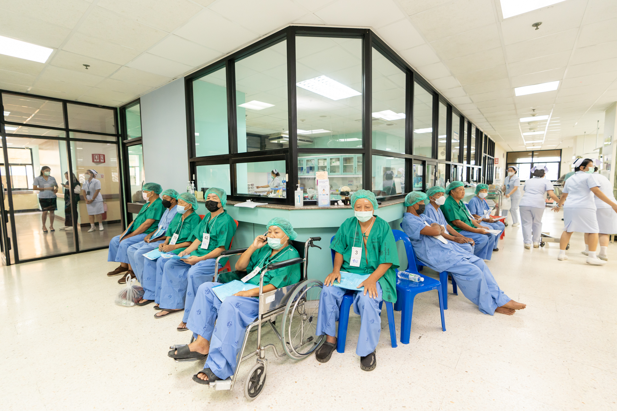 โครงการ “ราษฎรสุขใจ พลานามัยสมบูรณ์ แพทย์พระราชทาน” โดยสํานักงานทรัพย์สินพระมหากษัตริย์ ร่วมกับ คณะแพทยศาสตร์โรงพยาบาลรามาธิบดี มหาวิทยาลัยมหิดล และหน่วยงานภาคี ณ โรงพยาบาลพุทธโสธร จังหวัดฉะเชิงเทรา