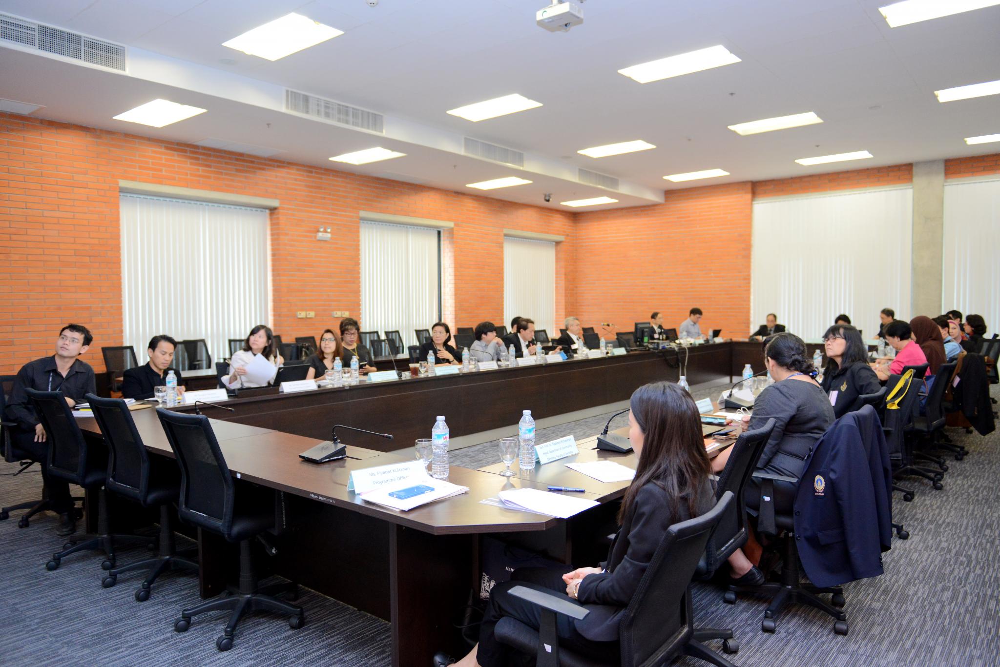 การประชุมคณะกรรมการที่ปรึกษานานาชาติของมหาวิทยาลัยมหิดลในเครือข่ายมหาวิทยาลั